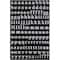 JAM Paper Silver Upper & Lower Case Alphabet Letter Stickers